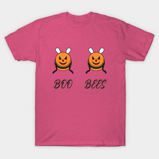 Boo Bees Halloween Costume, Spooky Bees with pumpkin head T-Shirt by Polokat